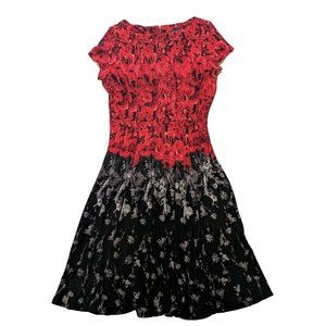 Gabby Skye Women Multicolor Dress Short Sleeve  Size  6